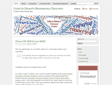 Tablet Screenshot of blog.cathyjonelson.com